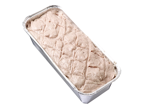 Brät sausagemeat in foil