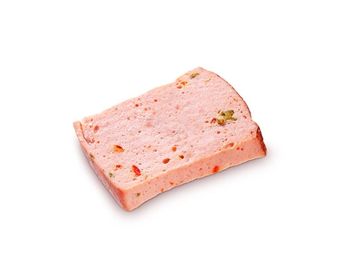 Vegetable-meatloaf, thick slices