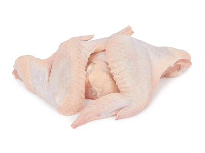 Poulet frisch, 4 Teile